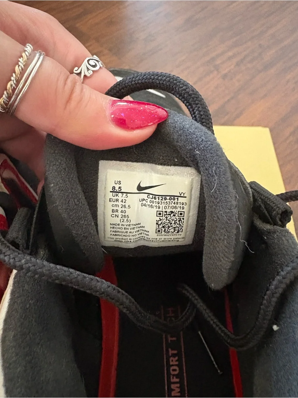 Nike Air More Uptempo 96’ Laser Crimson Sneakers